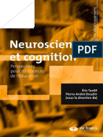 Neurosciences Et Cognition Perspectives Pour Les Sciences de Léducation (Éric Tardif, Pierre-André Doudin)