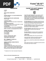 Foster Flextra Sealant 95-50 Data Sheet | PDF | Thermal Insulation ...