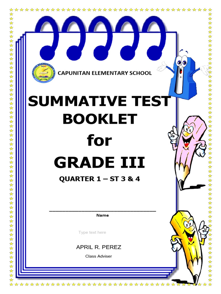 Quarter 1 Summative 3 and 4 | PDF