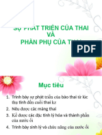 Sự Phát Triển Của Thai Và Phần Phụ-đã Chuyển Đổi