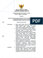 SK Bupati Nomor 682 Tahun 2022 - Penetapan Perpanjangan Kembali Status Transisi Darurat Ke Pemulihan Bencana Tanah Longsor Kabupaten Toraja Utara Tahun 2022