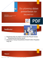 PPT Tax Planning Dalam Pemanfaatan Tax Incentives