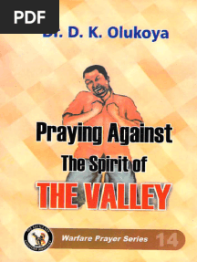 Praying Against The Spirit of The Valley (Dr. D.K. Olukoya (Olukoya, Dr. D.K.) )