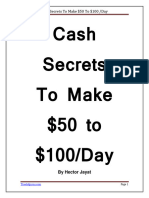 Cash Secrets To Make 50 To 100 Day