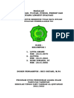 Makalah Evaluasi Pembelajaran Pai