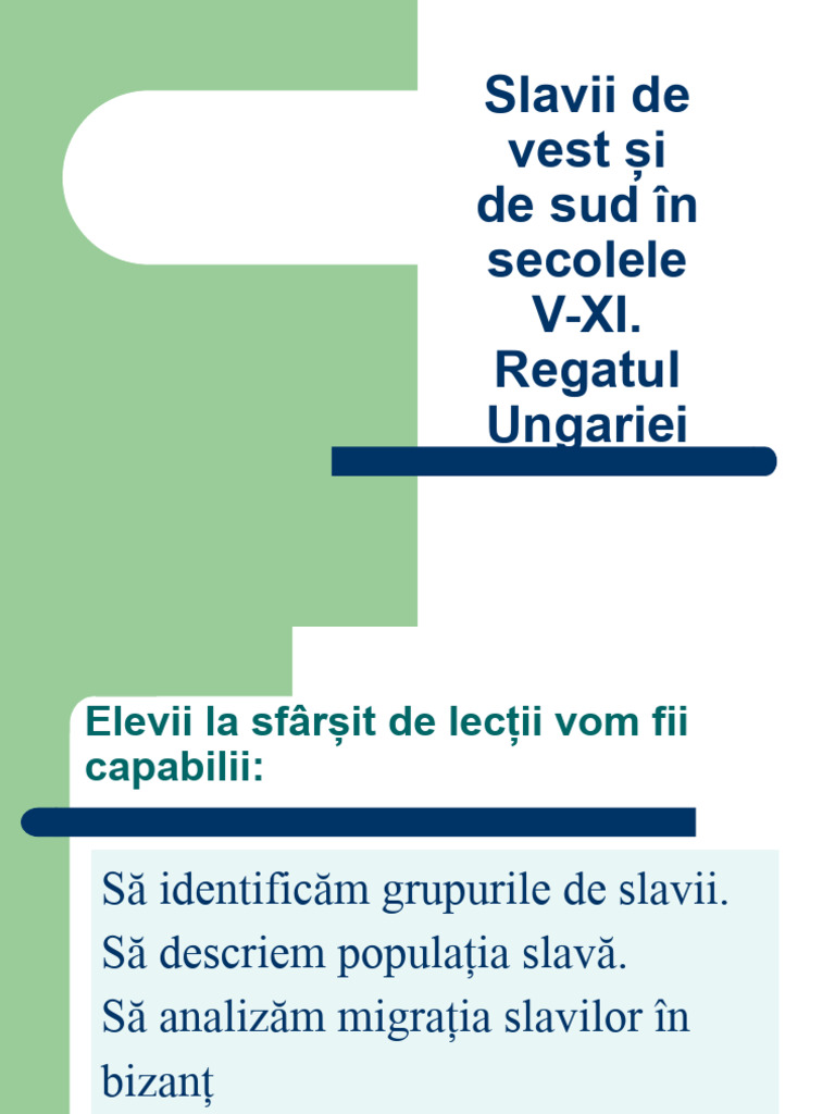 Lumea - Slava - in - Sec - Viix LA PROIECT NR. 5, CL, 6 | PDF