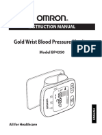 Gold Wrist Blood Pressure Monitor bp4350 Im en