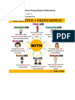 Adjectives+Prepositions Collocations