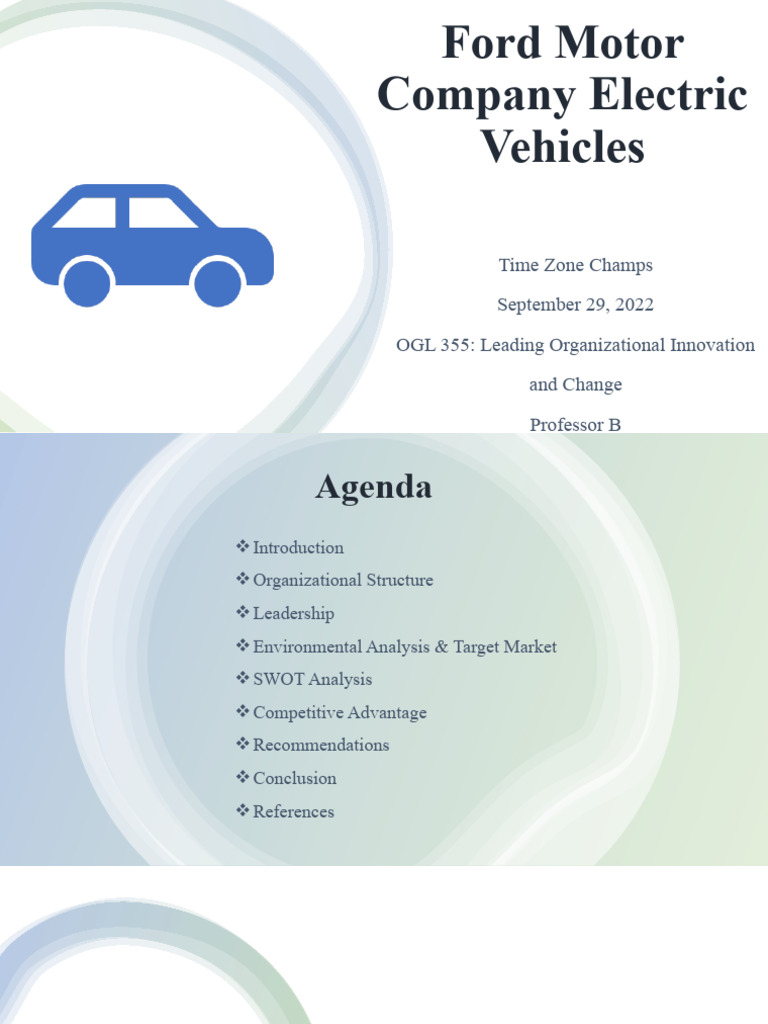 Ford Electric Vehicles Strategy Overview | PDF | Business | Computers