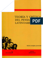 A. Roig, Teoría y Crítica Del Pensamiento Latinoamericano (1981) Introducción y Cap. I