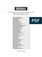 Lista de Aprovados Edital No 03 Assistente Administrativo Manha