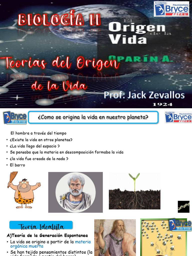 Origen de La Vida | PDF
