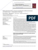 Prática de Exercício Físico e Níveis de Atividade Física Habitual em Doentes Com Diabetes Tipo 2 - Estudo Piloto em Portugal