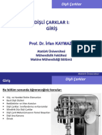 Di̇şli̇ Çarklar - I