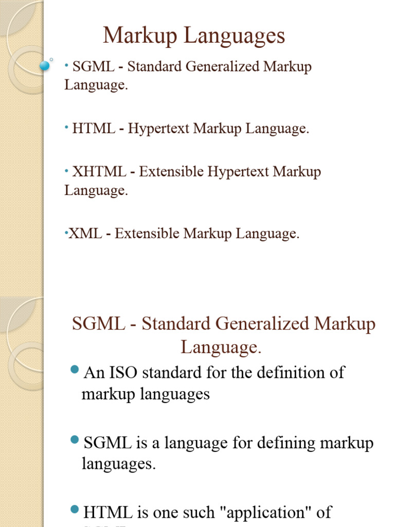 HTML | PDF | Html | Markup Language