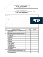 Lembar Monitoring ANBK 