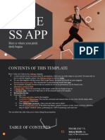 Fitness App Pitch Deck XL by Slidesgo