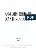 Annuaire Roumain Anthropologie 03 1966