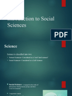 Introduction To Social Sciences