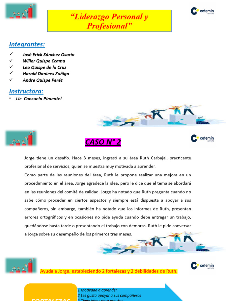 Liderazgo y Desarrollo Profesional de Ruth | PDF | Crecimiento personal ...