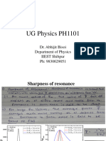 UG Physics PH1101 - Lec-2-2