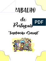 Trabalho de Português (Inclusão Social)