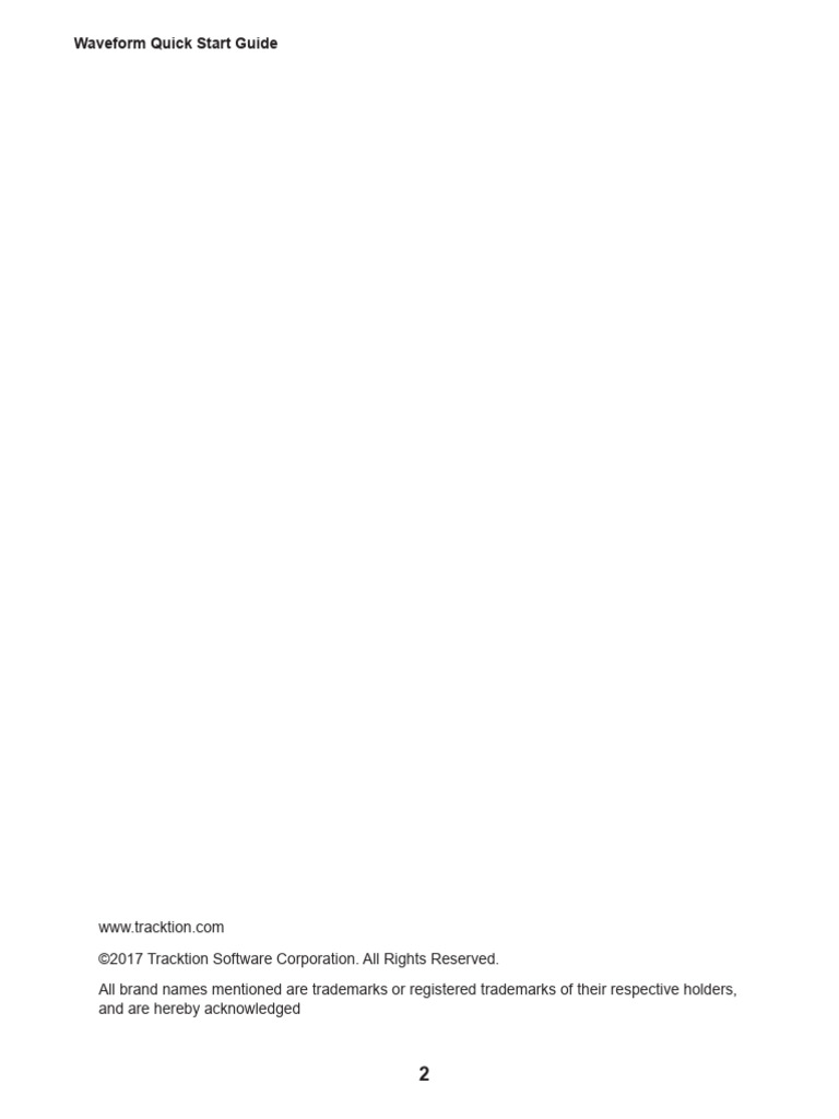 Waveform Quick Start Guide (02-35) | PDF | Computers