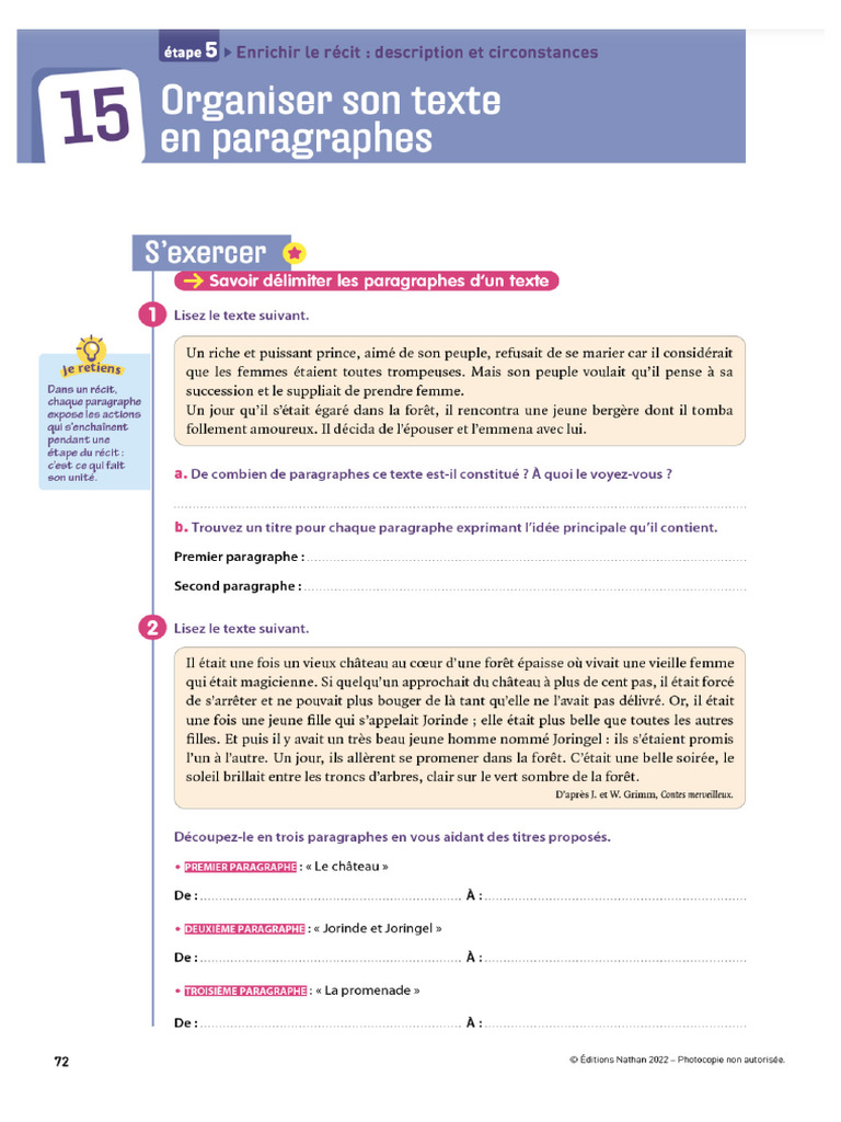 Aniser Son Texte en Paragraphes | PDF