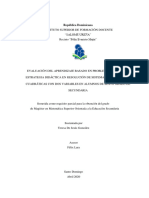 Evaluaciondel Aprendizaje Basadoen Problemas ABPComo Estrategia Didactica