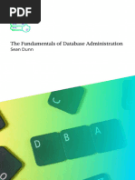 The Fundamentals of Database Administration 