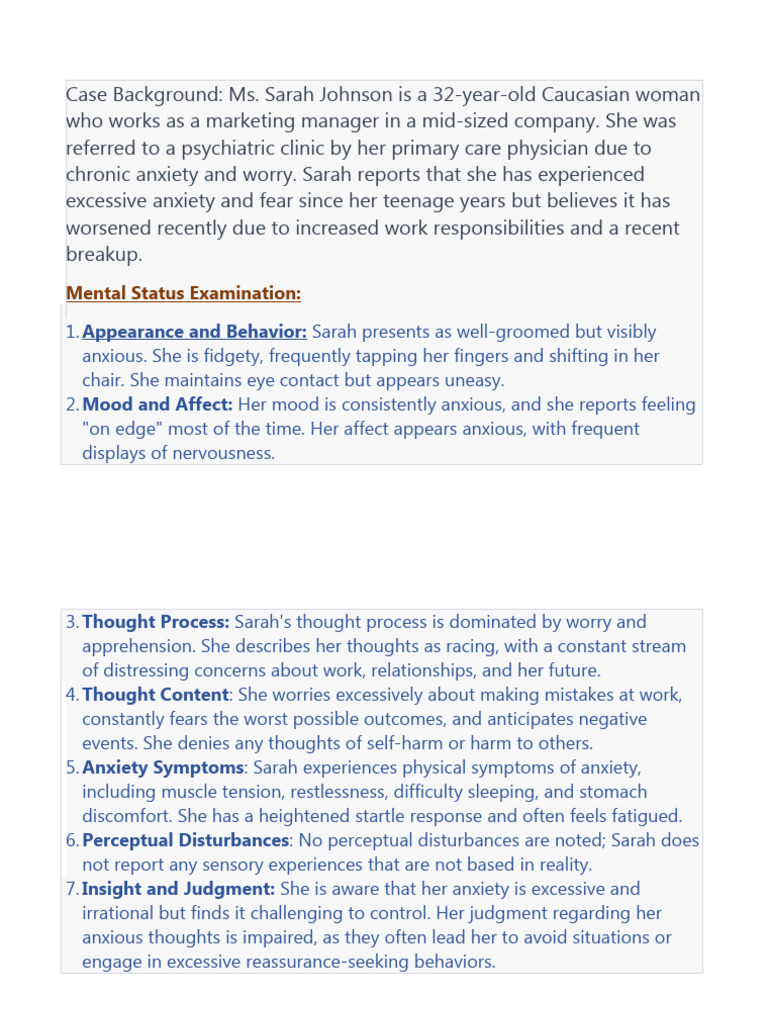 Anxiety Pdf Generalized Anxiety Disorder Anxiety