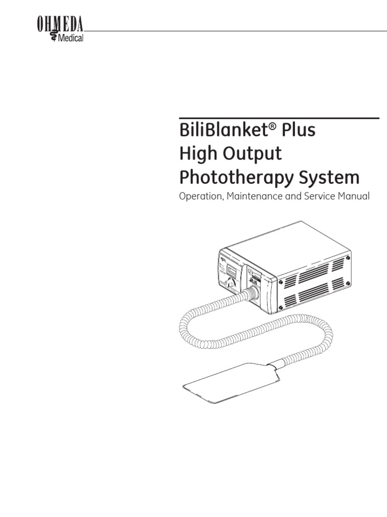 Biliblanket Plus High Output Phototherapy System Operation