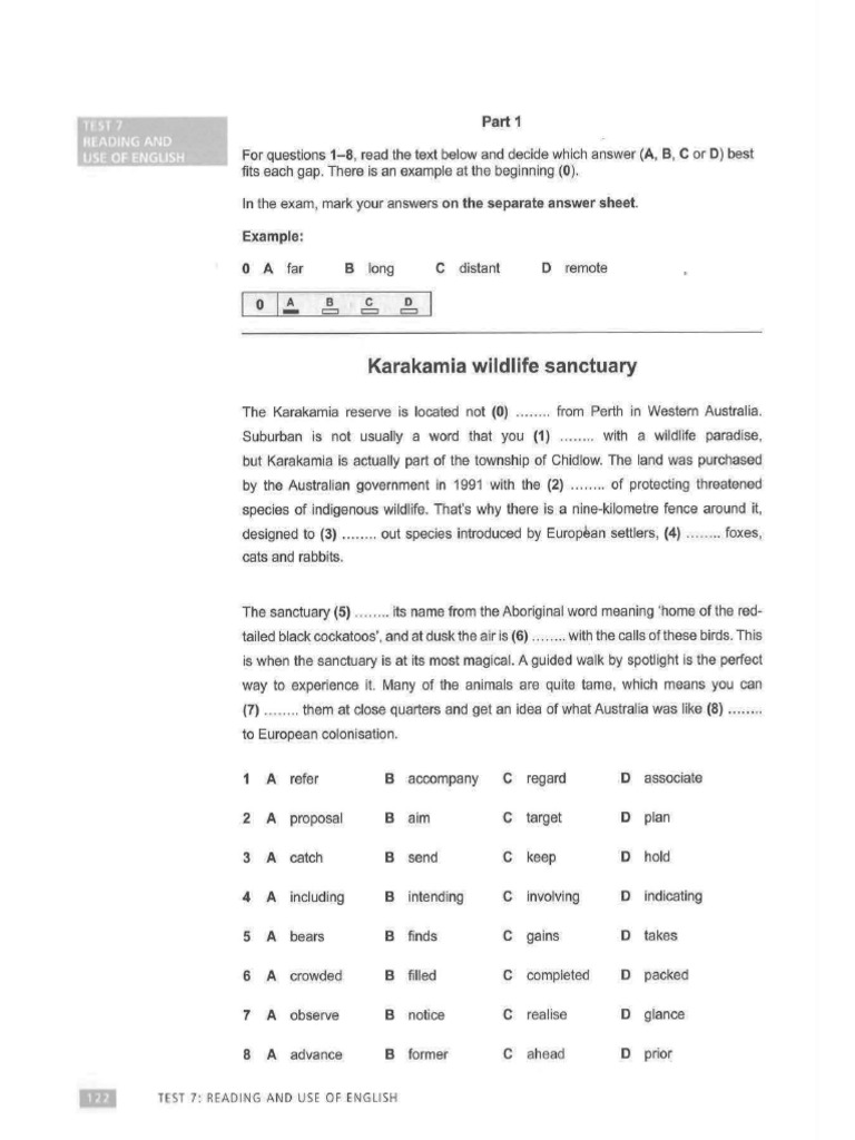 Fce Plus Test 7 | PDF