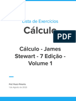 Lista 6 - Cálculo II