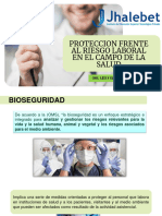 Tema 4 Proteccion Frente Al Riesgo Laboral en El Campo de La Salud