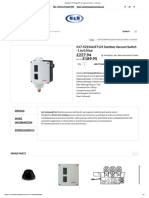 Danfoss 017-521566 RT121 Vacuum Switch - 1 To 0.0 Bar