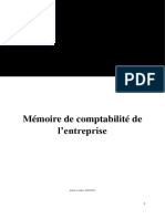 Mémoire de Comptabilité