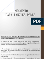 Regularização Areas Aquícolas - Disciplina Represas