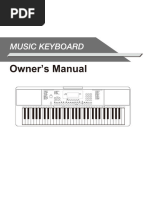 61-Key Electronic Keyboard Instruction Manual | PDF | Electrical ...