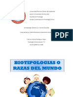Biotipologias o Razas Del Mundo. Fatima Rodriguez