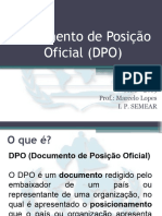 DPO - Documento de Posição Oficial