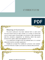 CURRICULUM Overview