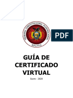 Guía de Certificado Virtual