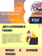 Protocolo de Intervención Psicologíca