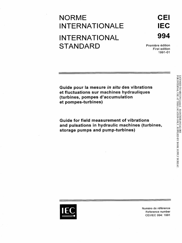 IEC 60994-1991 Scan | PDF | Commission électrotechnique internationale ...