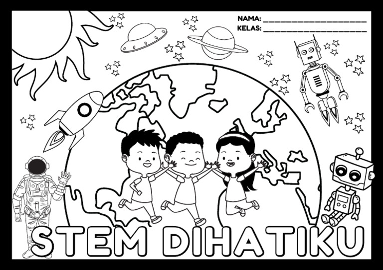 Coloring STEM Poster | PDF