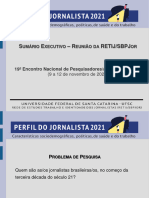 Pesquisa Quem é o Jornalista Brasileiro - 2021
