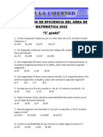 3°grado MATEMATICA EFICIENCIA