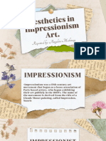 Aesthetics in Impressionisim Art 101