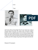 Profil Tujuh Korban G30S PKI